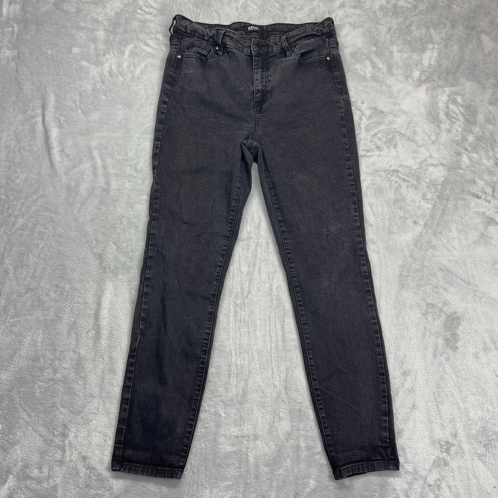 Buffalo David Bitton Mollie Jeans Women 10/30 (31x28) Black High Rise Skinny Leg